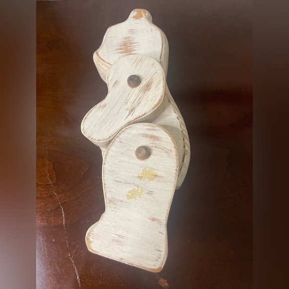 Handcrafted Articulated Wooden Bear Figurine - Picture 8 of 10